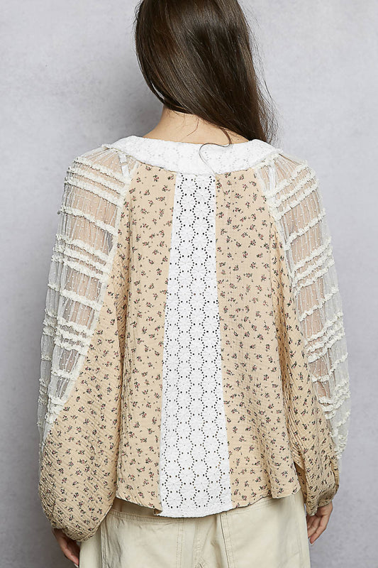 Cottage Lane Floral Top