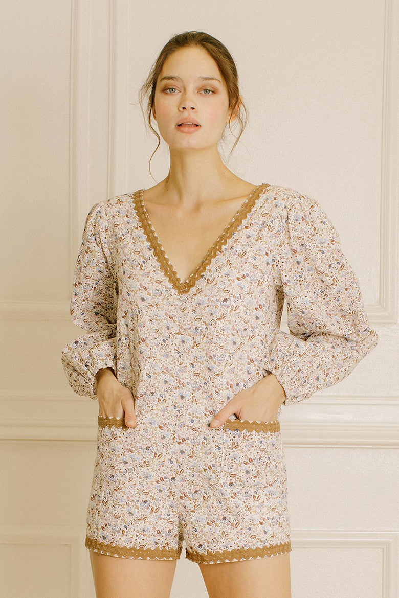 Ditsy Floral Romper