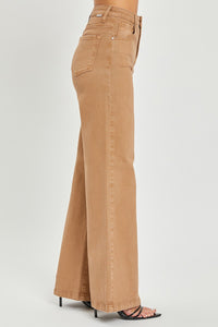 High Rise Cocoa Wide Pants