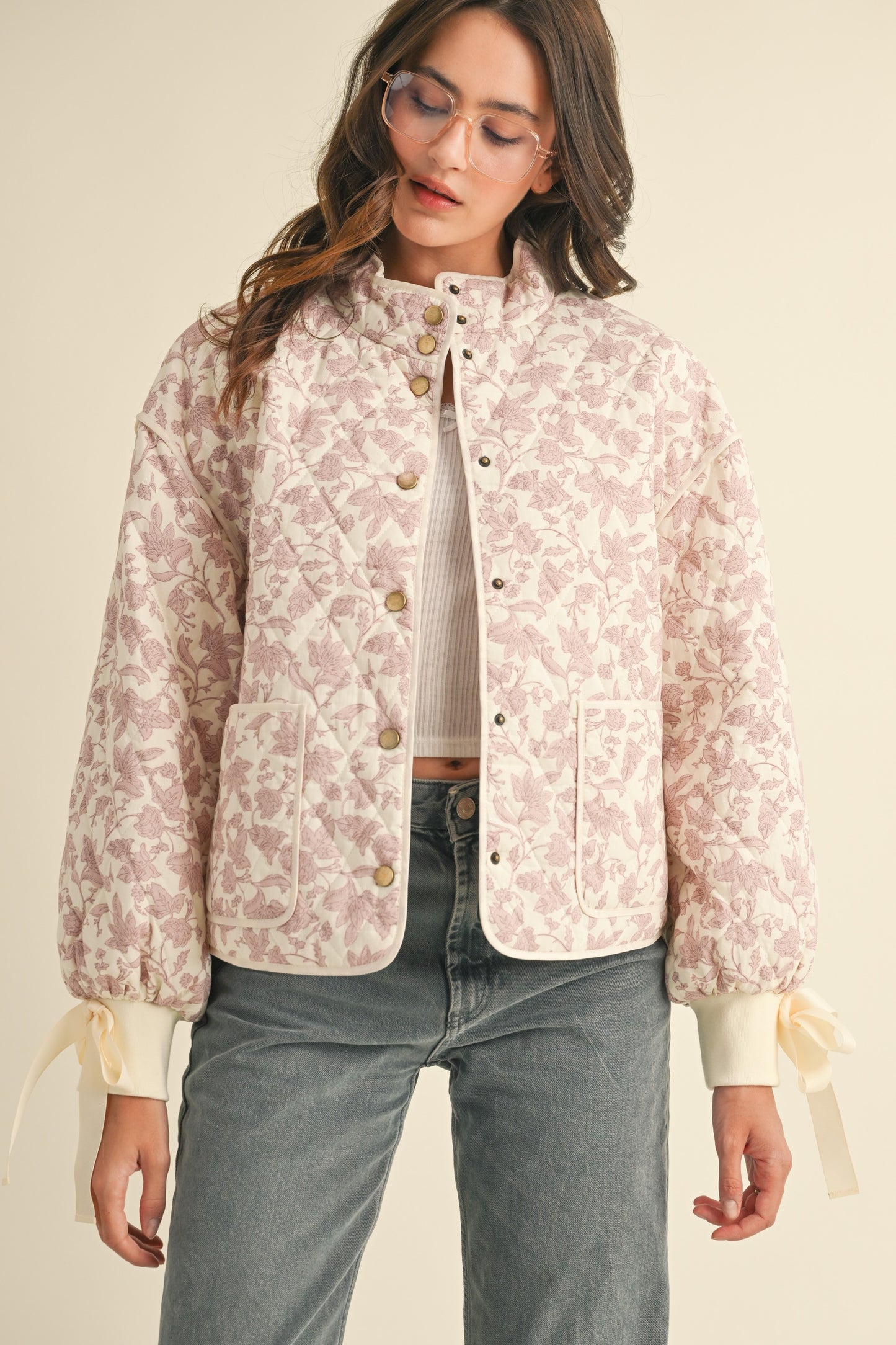 Petal Path Quilted Jacket