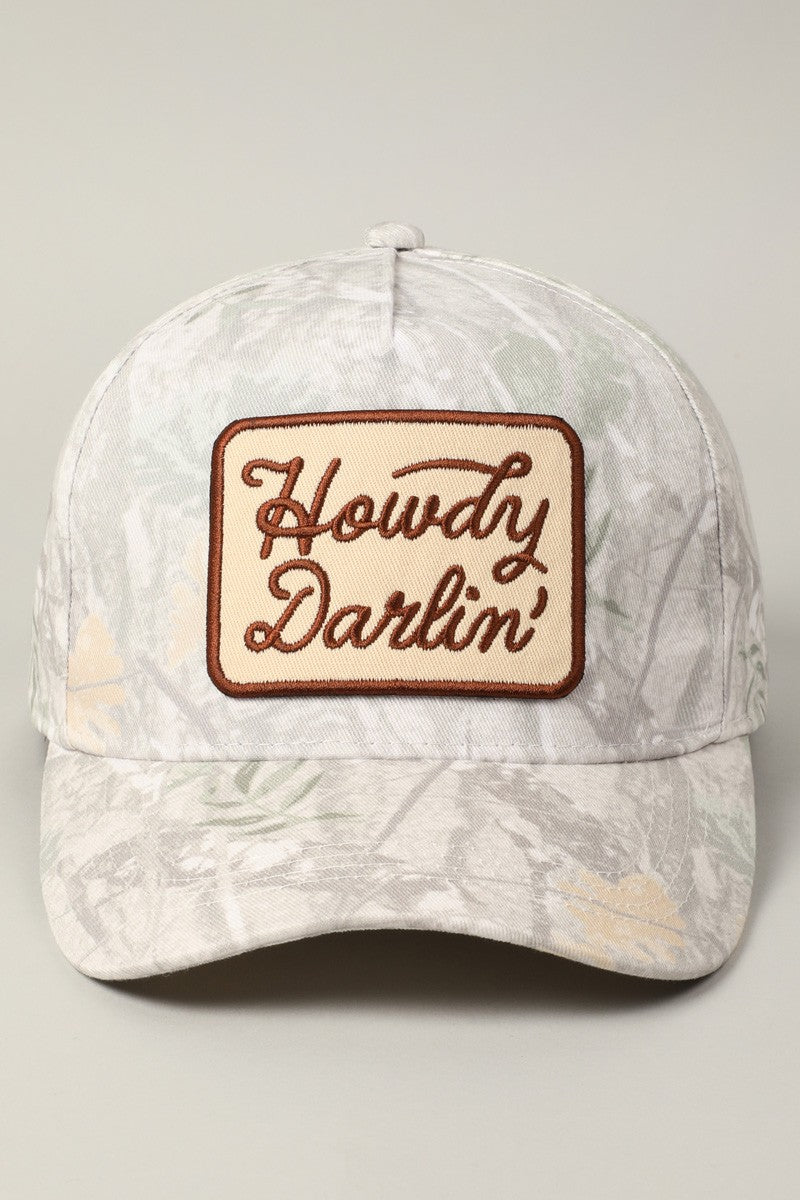 Beige Camo Howdy Darlin' Hat