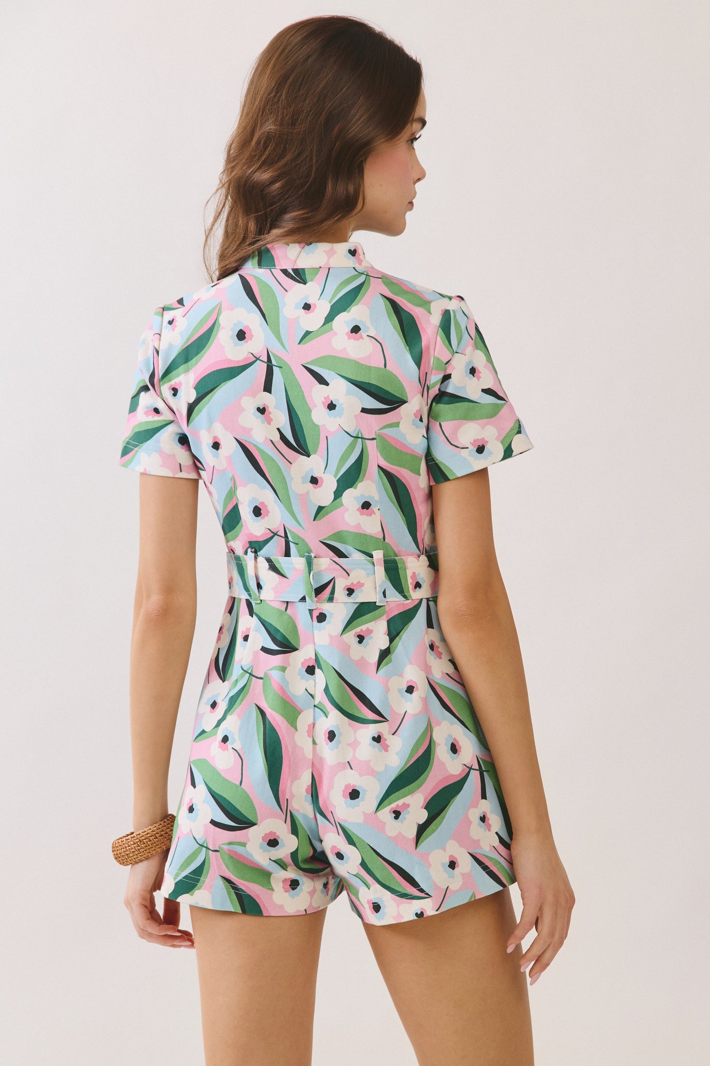 Bloom & Go Belted Romper