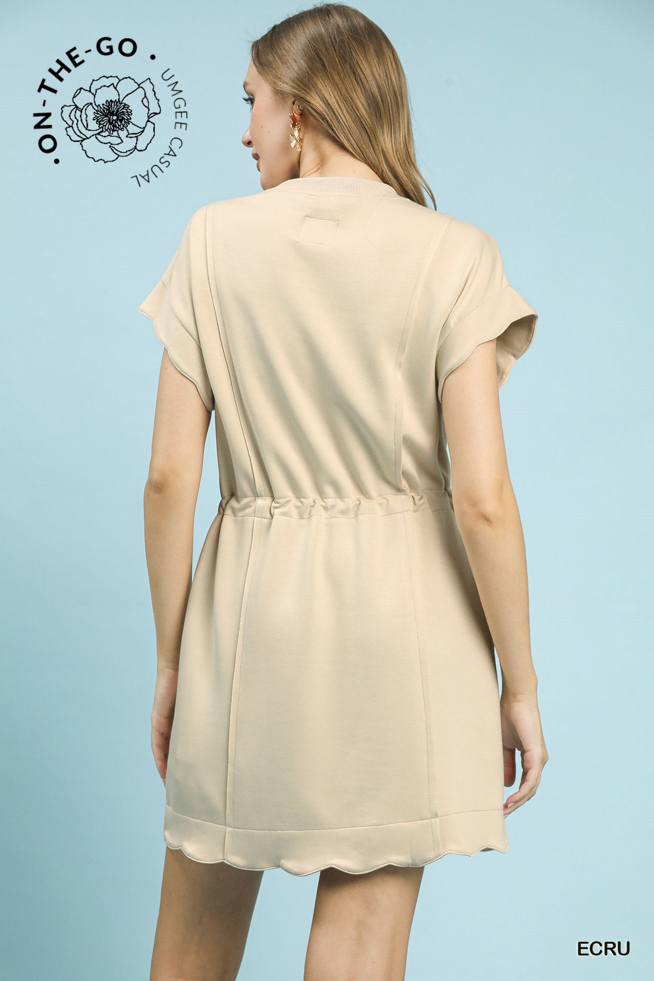 Everyday Luxe Scalloped Dress