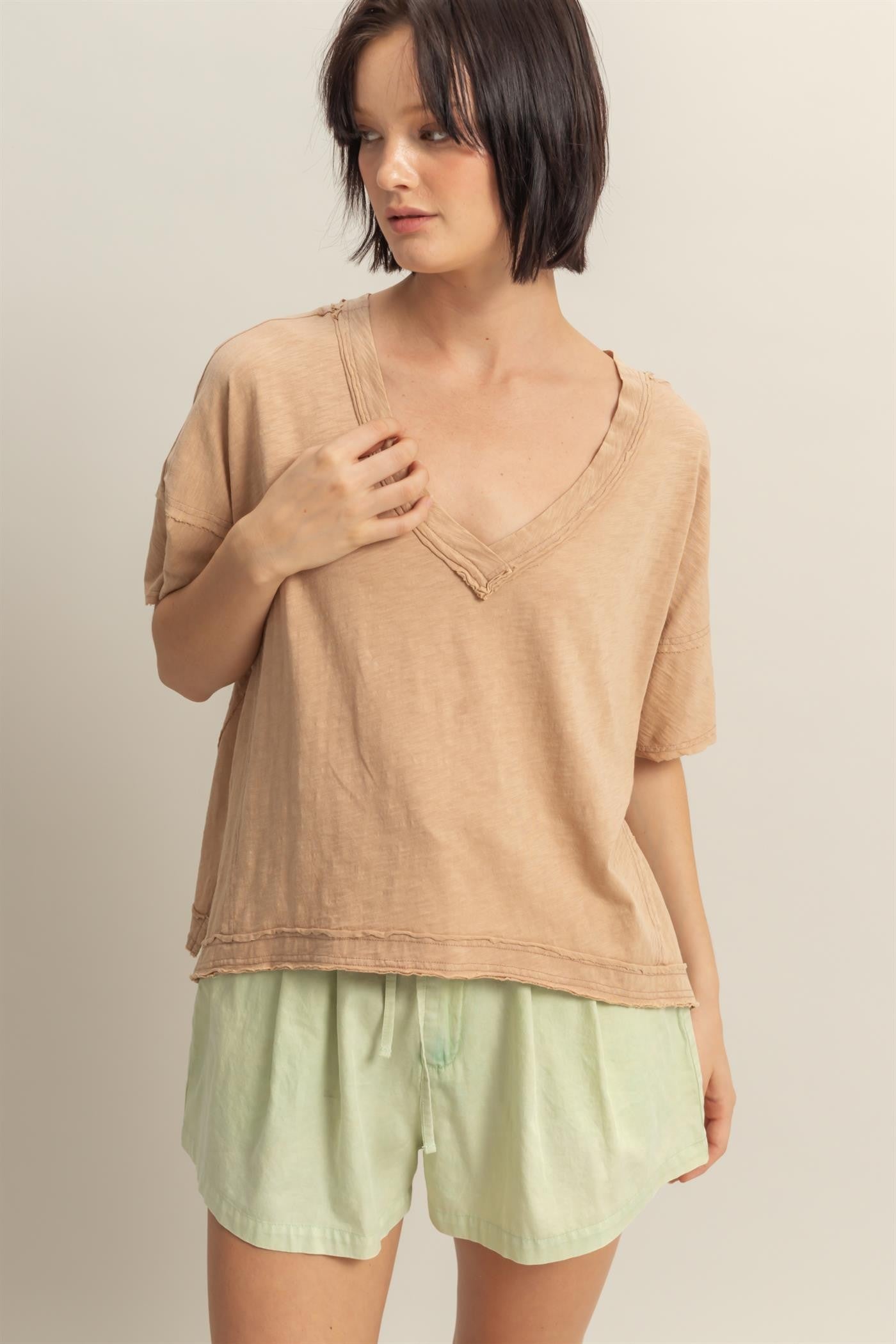 The Go-To Taupe Top