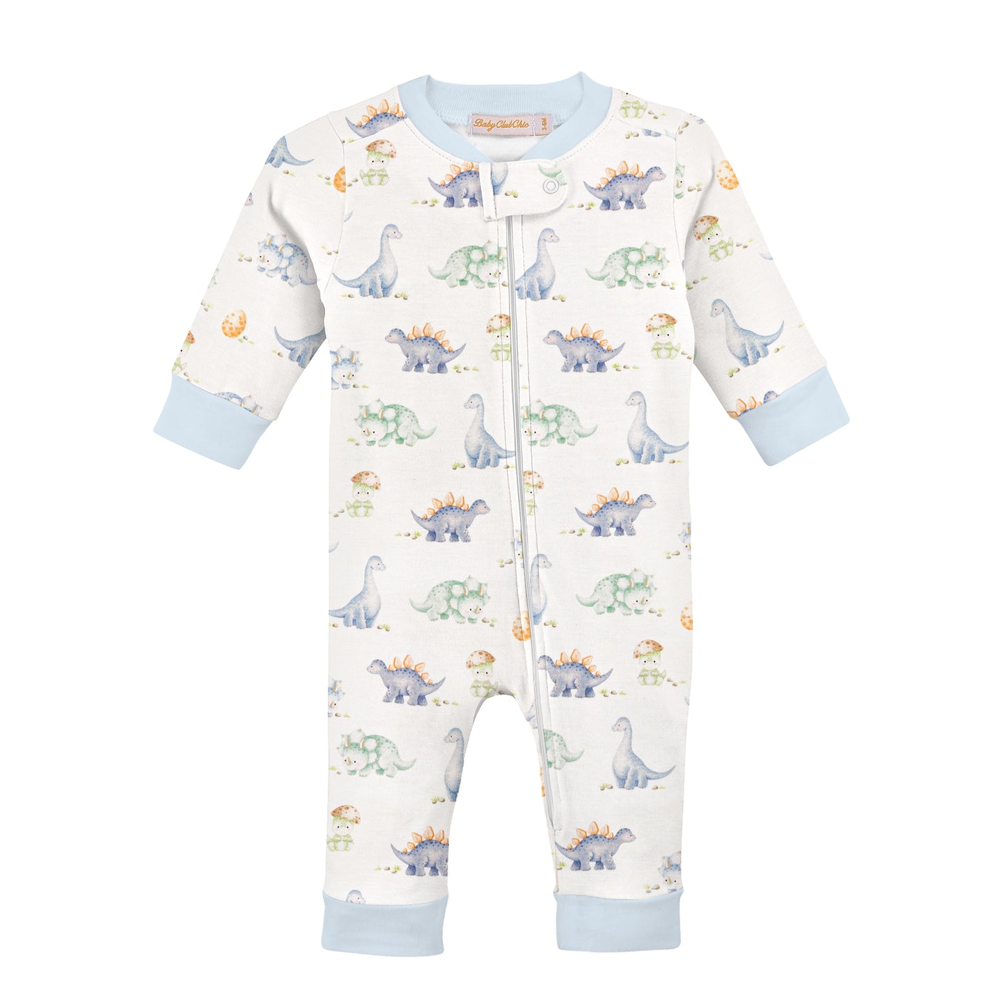 Pastel Dinos Zipped Coverall