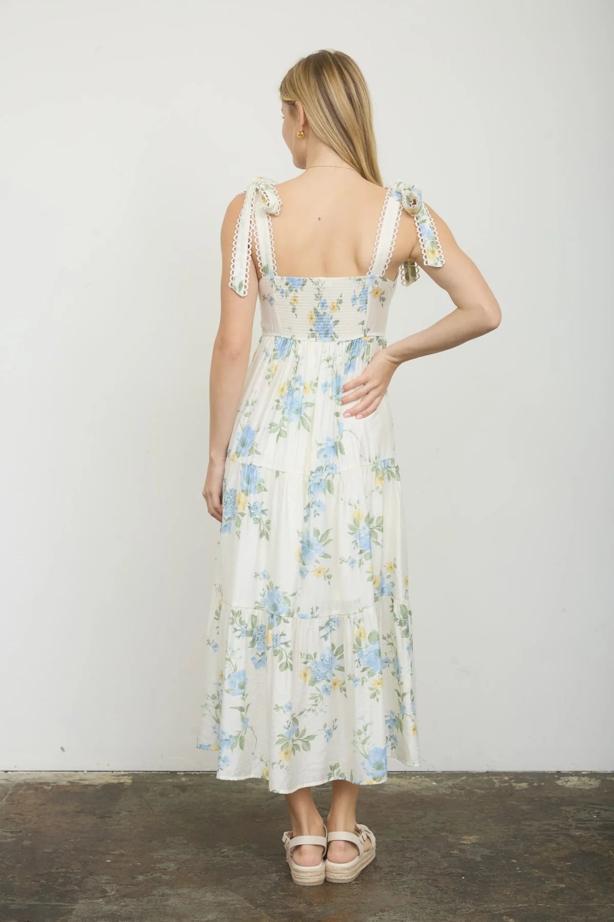 Blue Petal Haven Dress