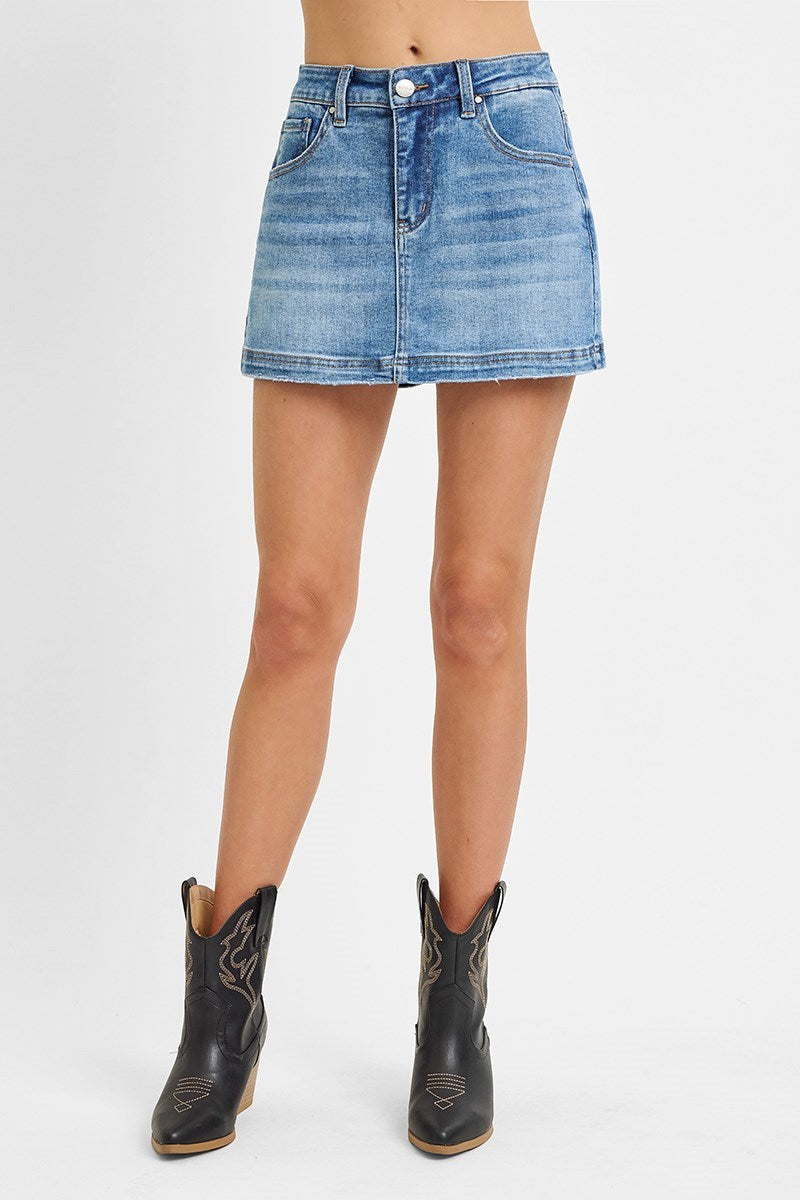 Risen Denim Skort