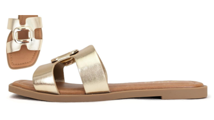 Walking Above Gold Sandals