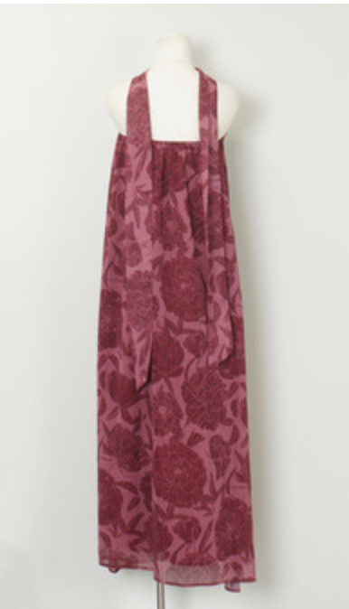 Falling For Florals Burgundy Maxi Dress
