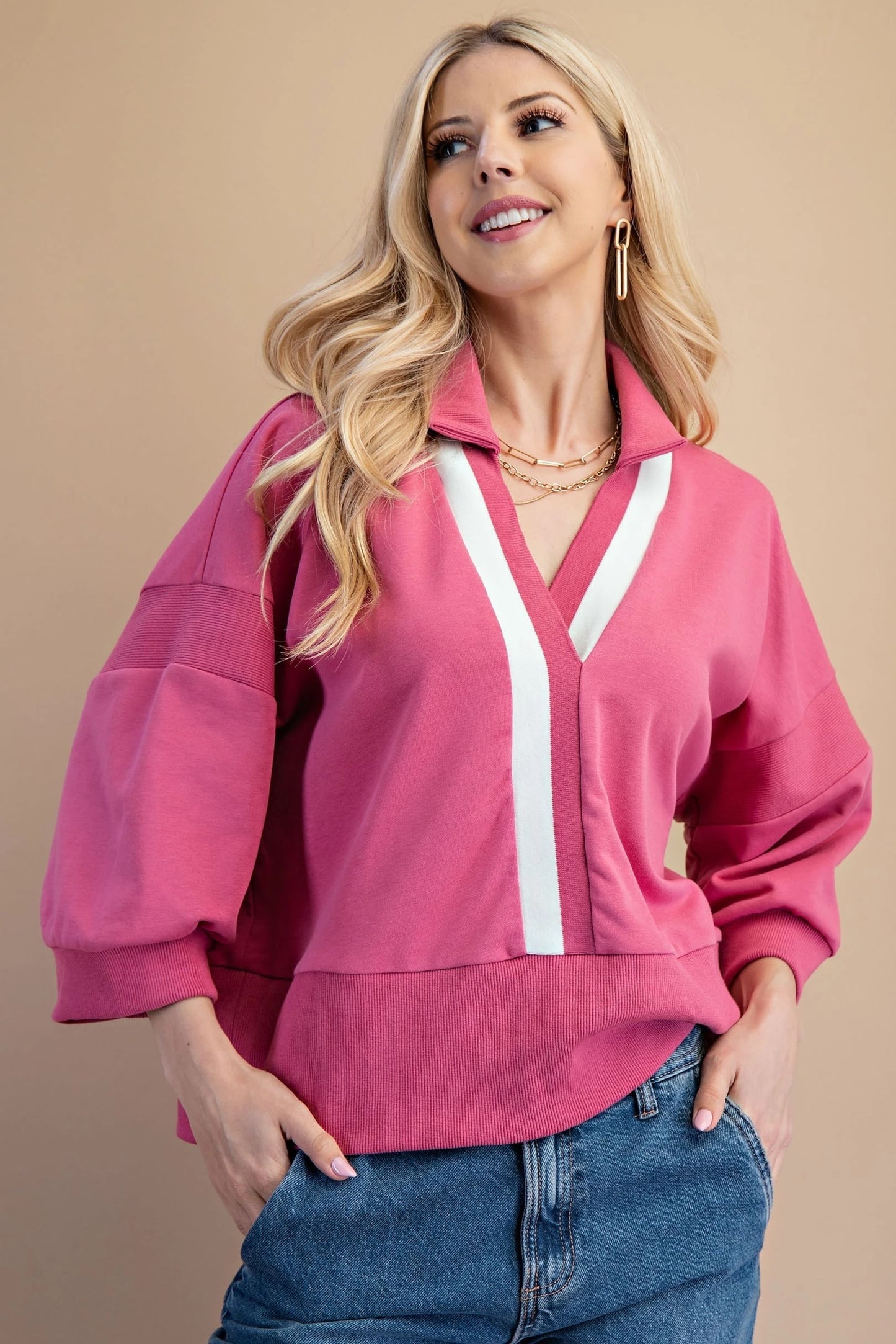 The Prep In Pink Pullover