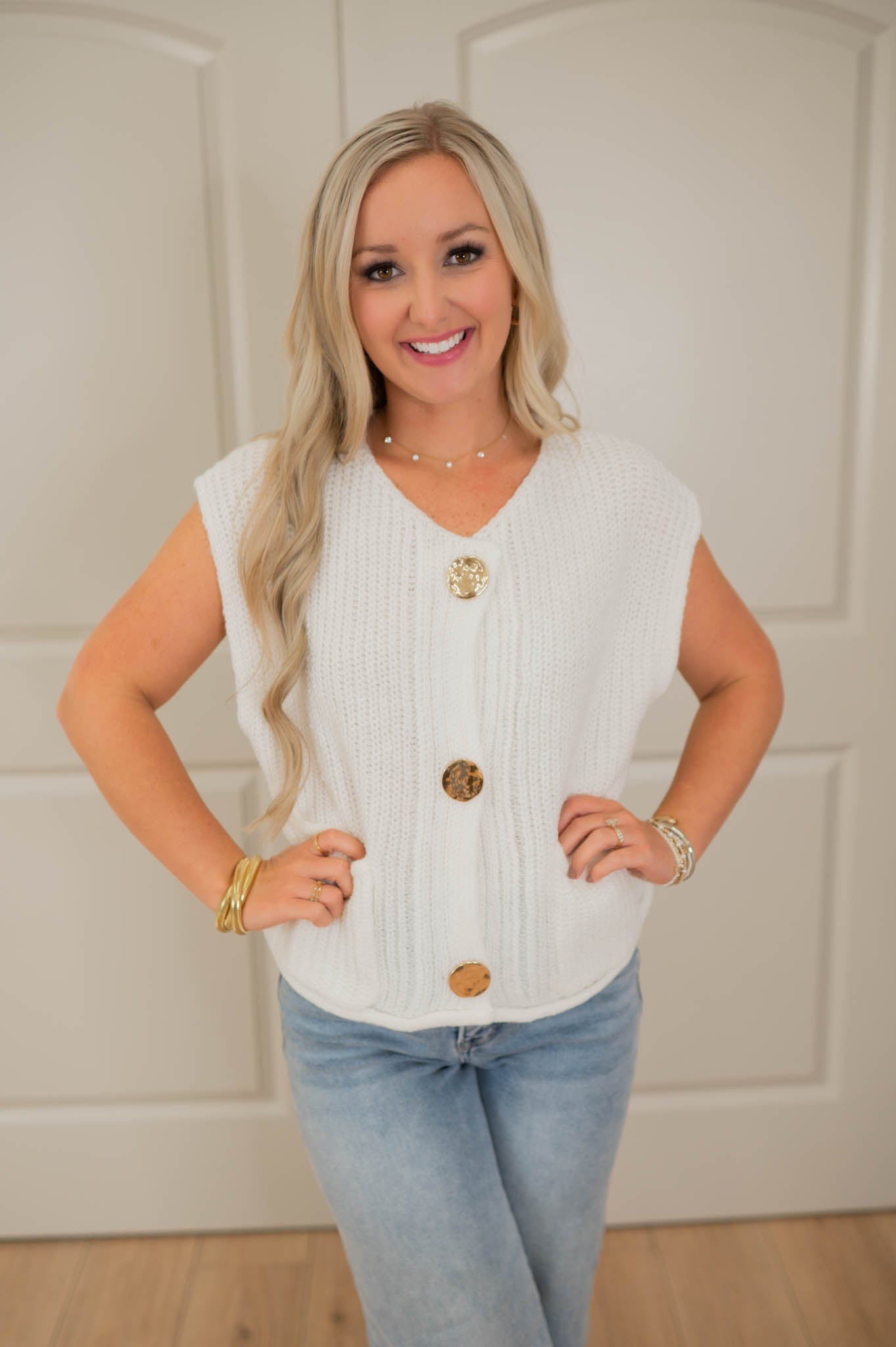 Chic & Cozy Knit Sweater Vest