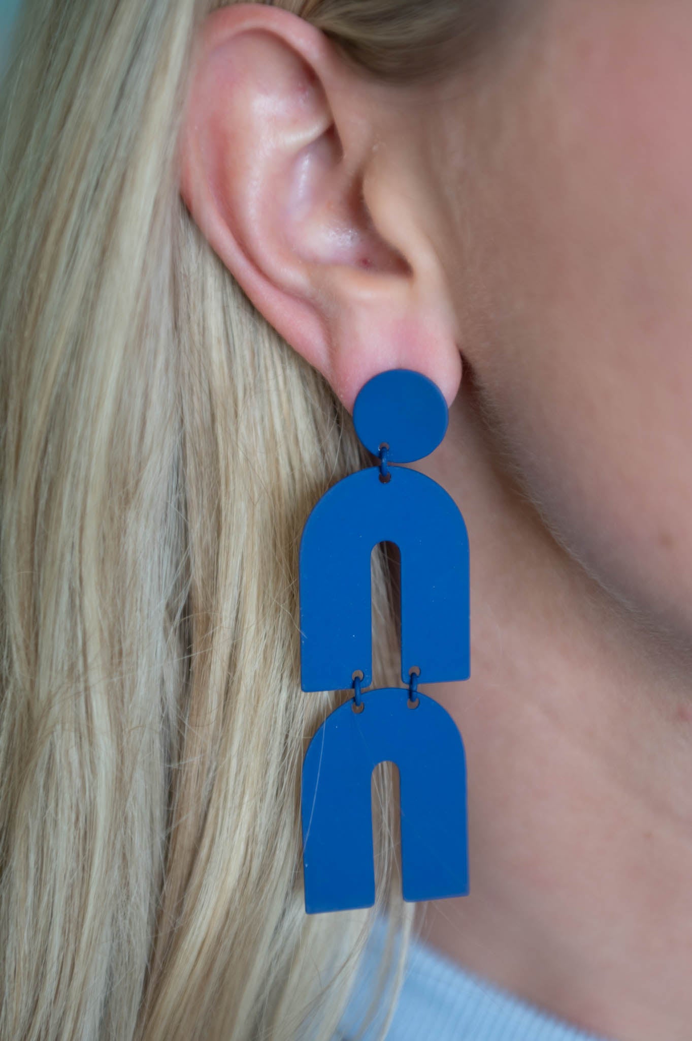Bold In Blue Earrings