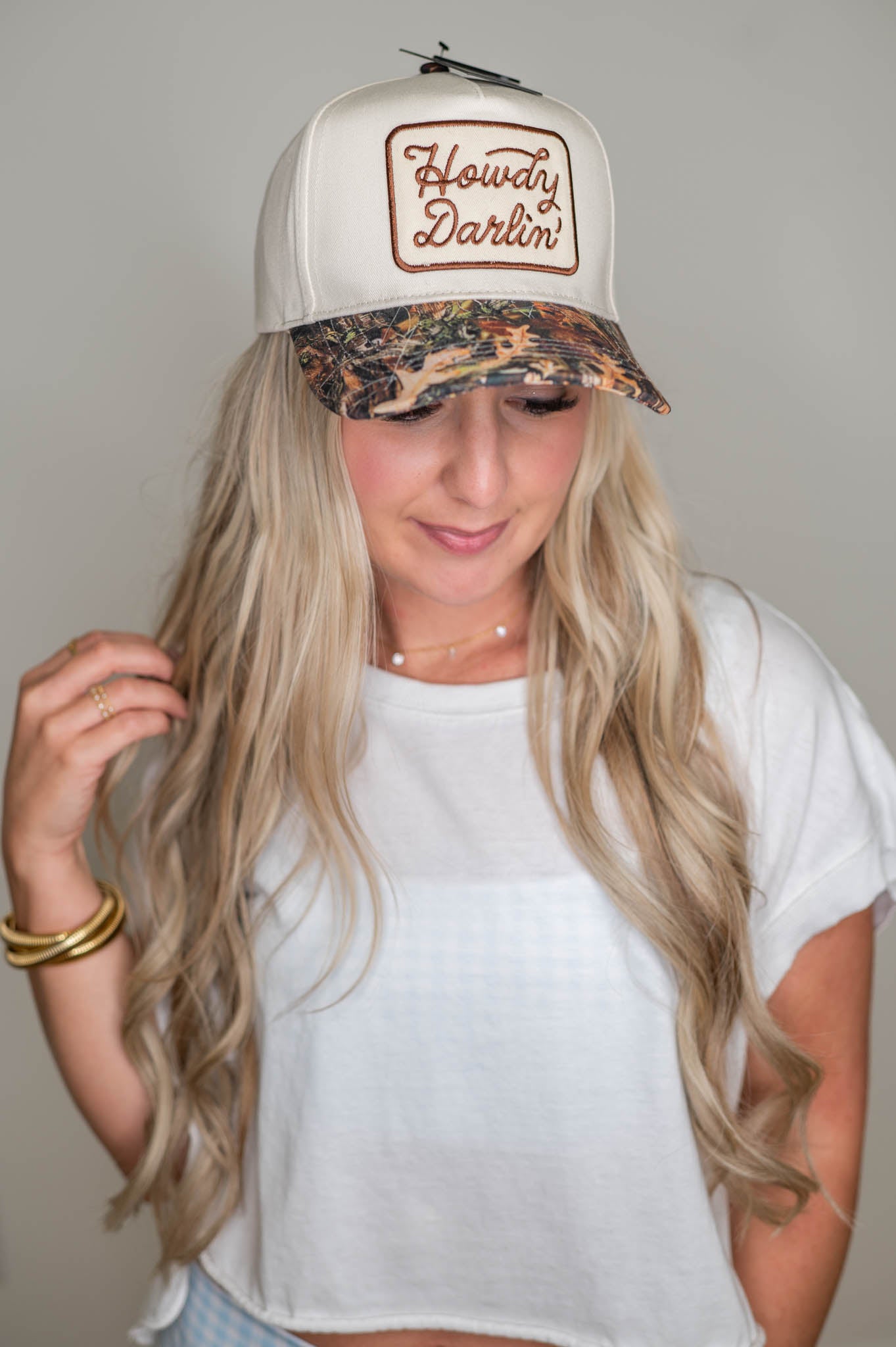 Howdy Darling Embroidered Patch Hat