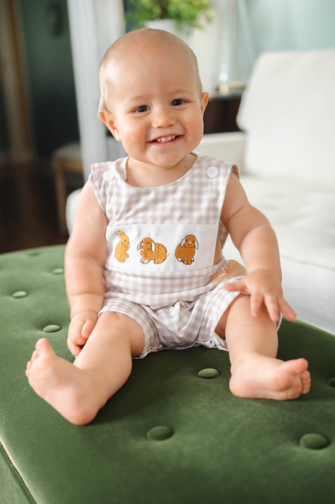 Boys Neutral Easter Bunny Jon Jon