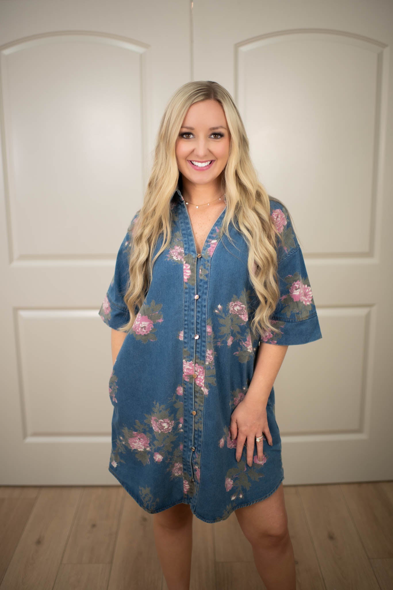 Petal & Indigo Dress
