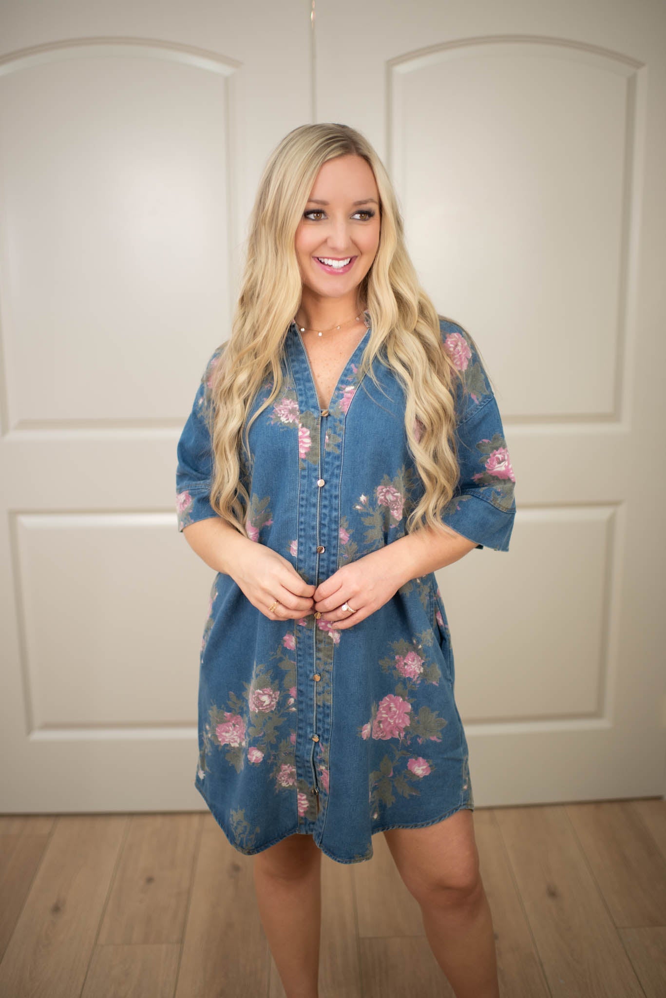 Petal & Indigo Dress
