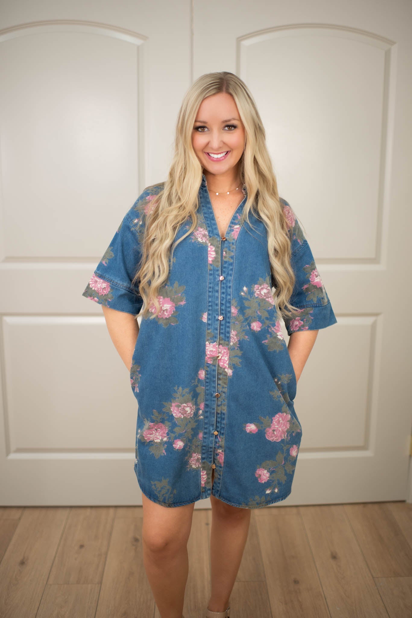Petal & Indigo Dress