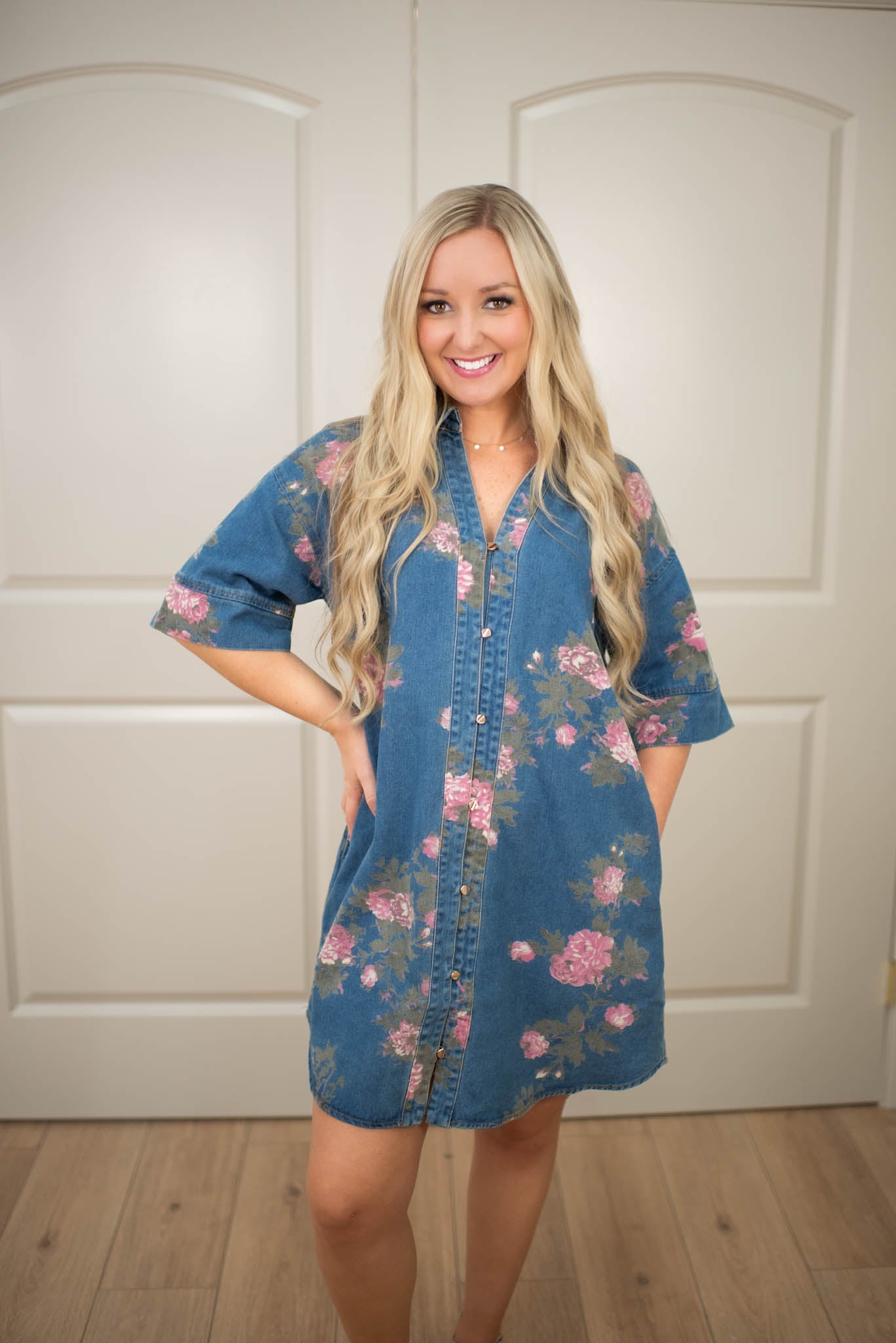 Petal & Indigo Dress