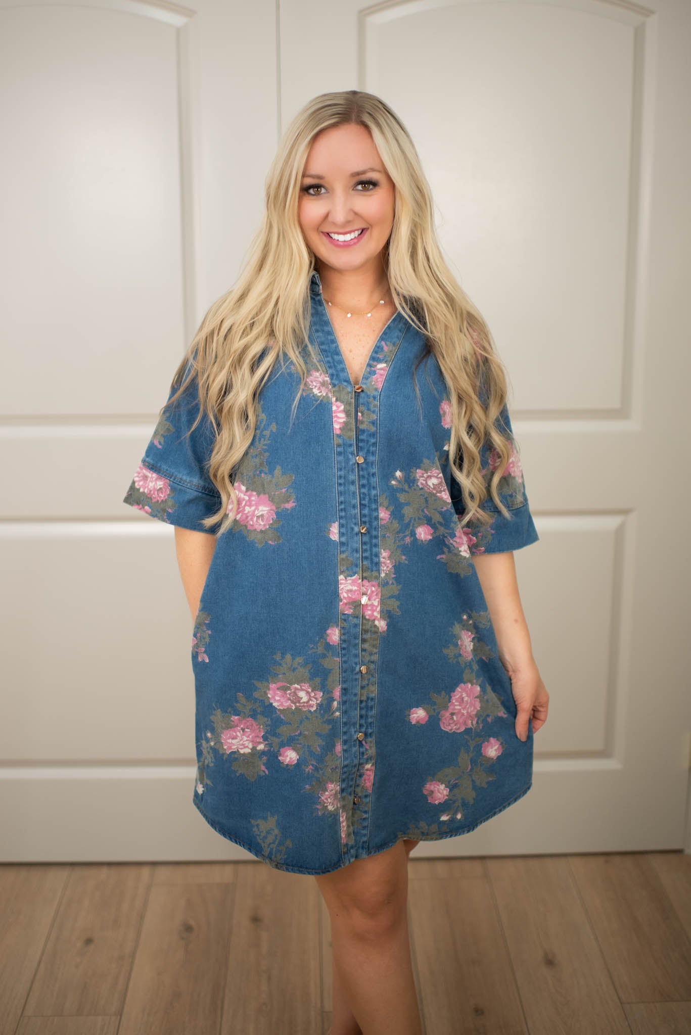 Petal & Indigo Dress