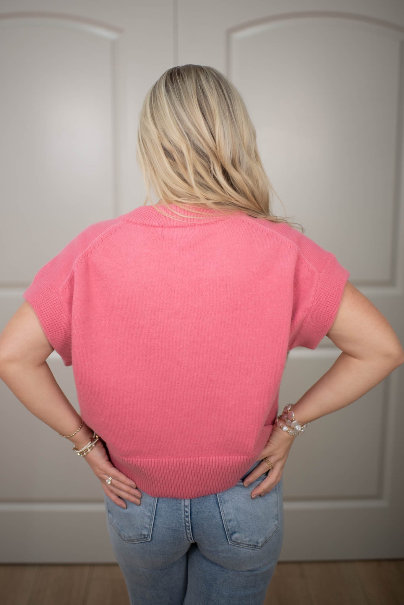 Pink Pop Sweater Vest