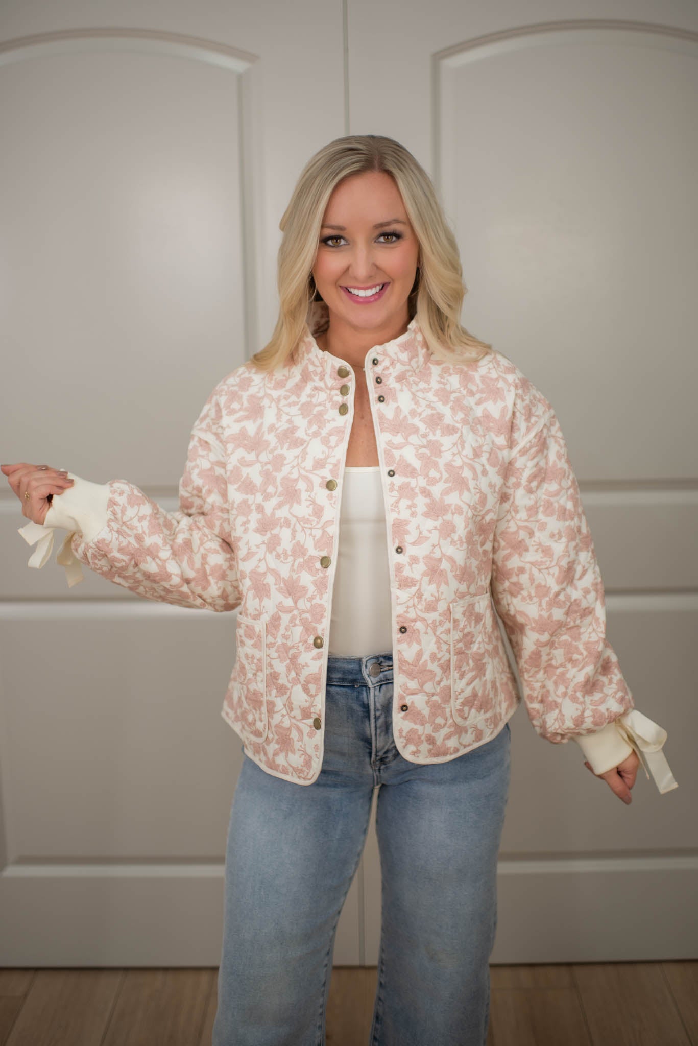Petal Path Quilted Jacket