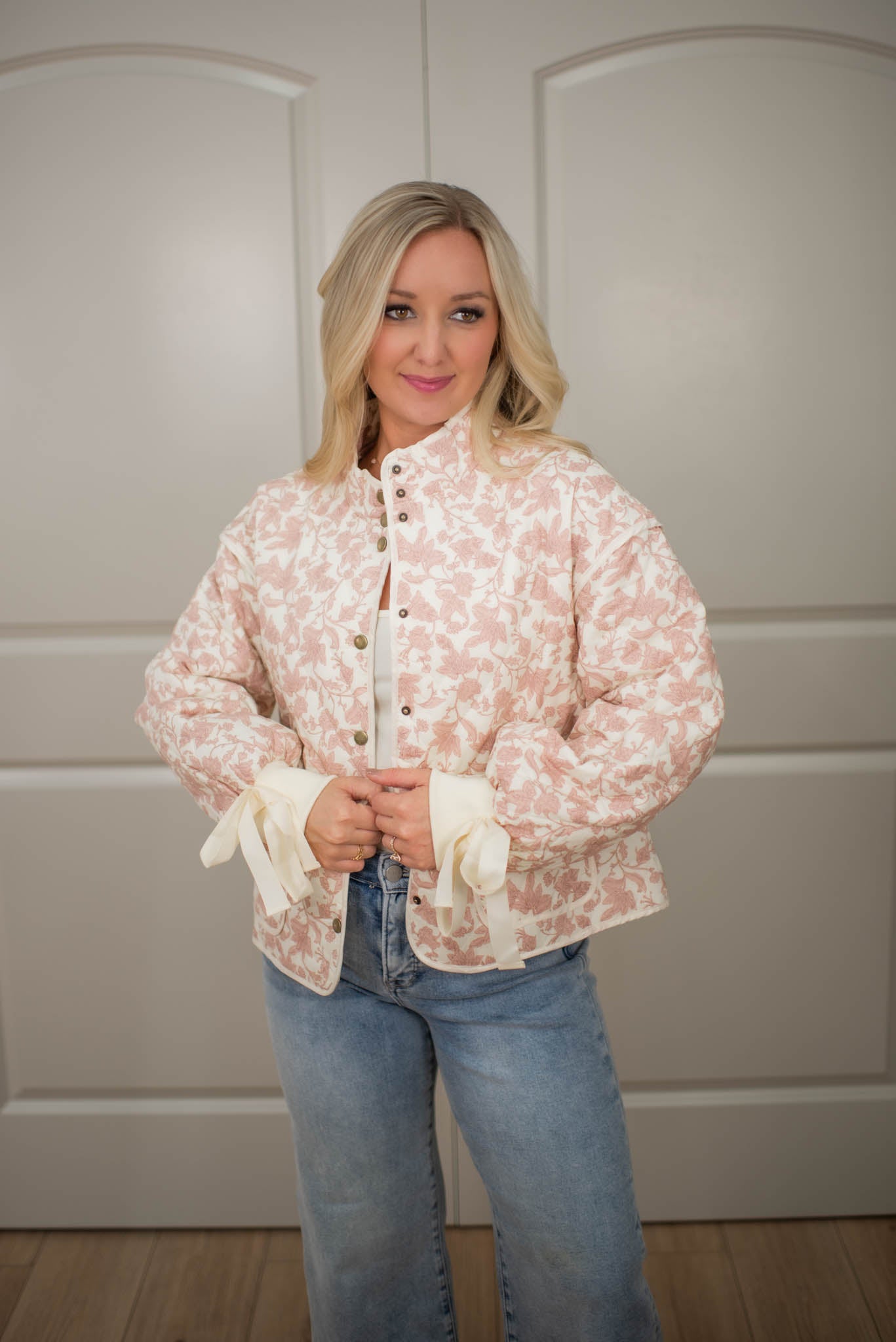Petal Path Quilted Jacket