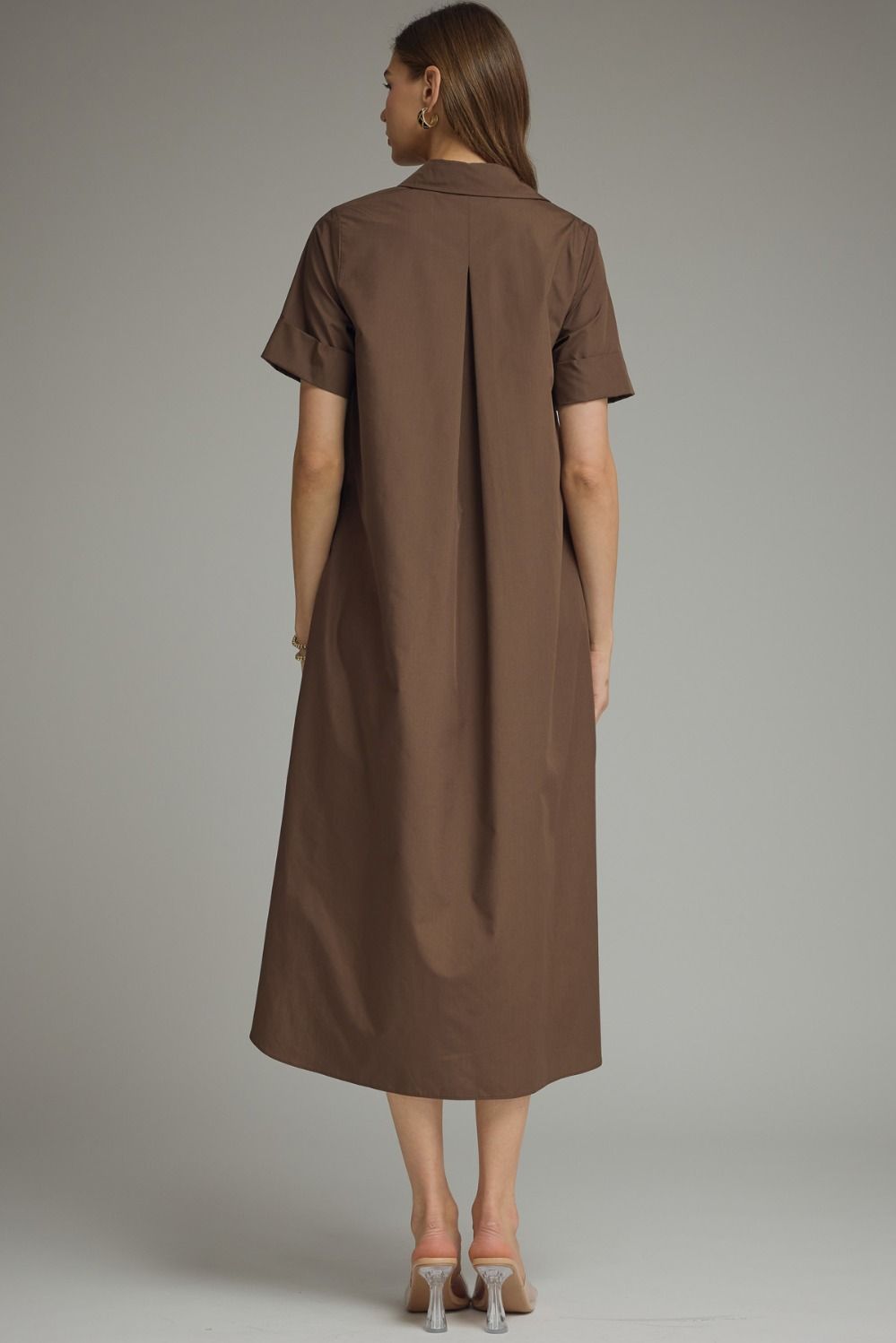 Simply Chic Brown Dress