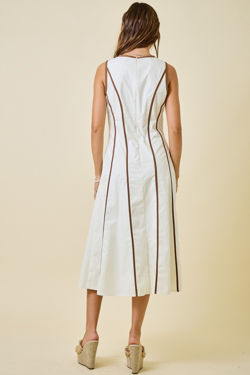 Defined Lines Midi Dress