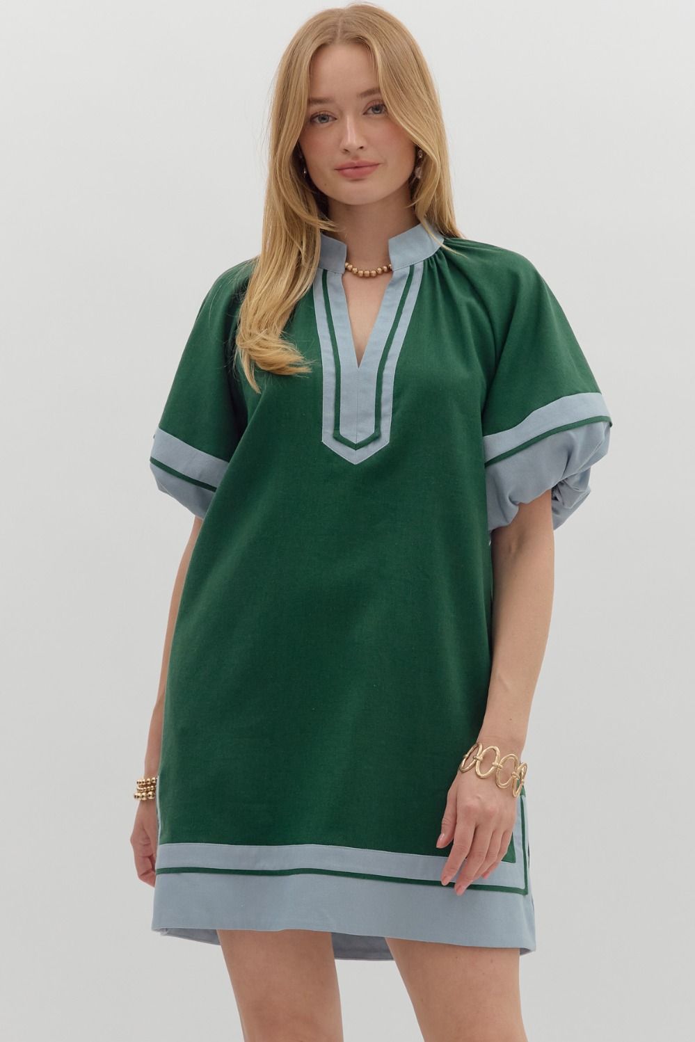 Everyday Escape Puff Sleeve Dress