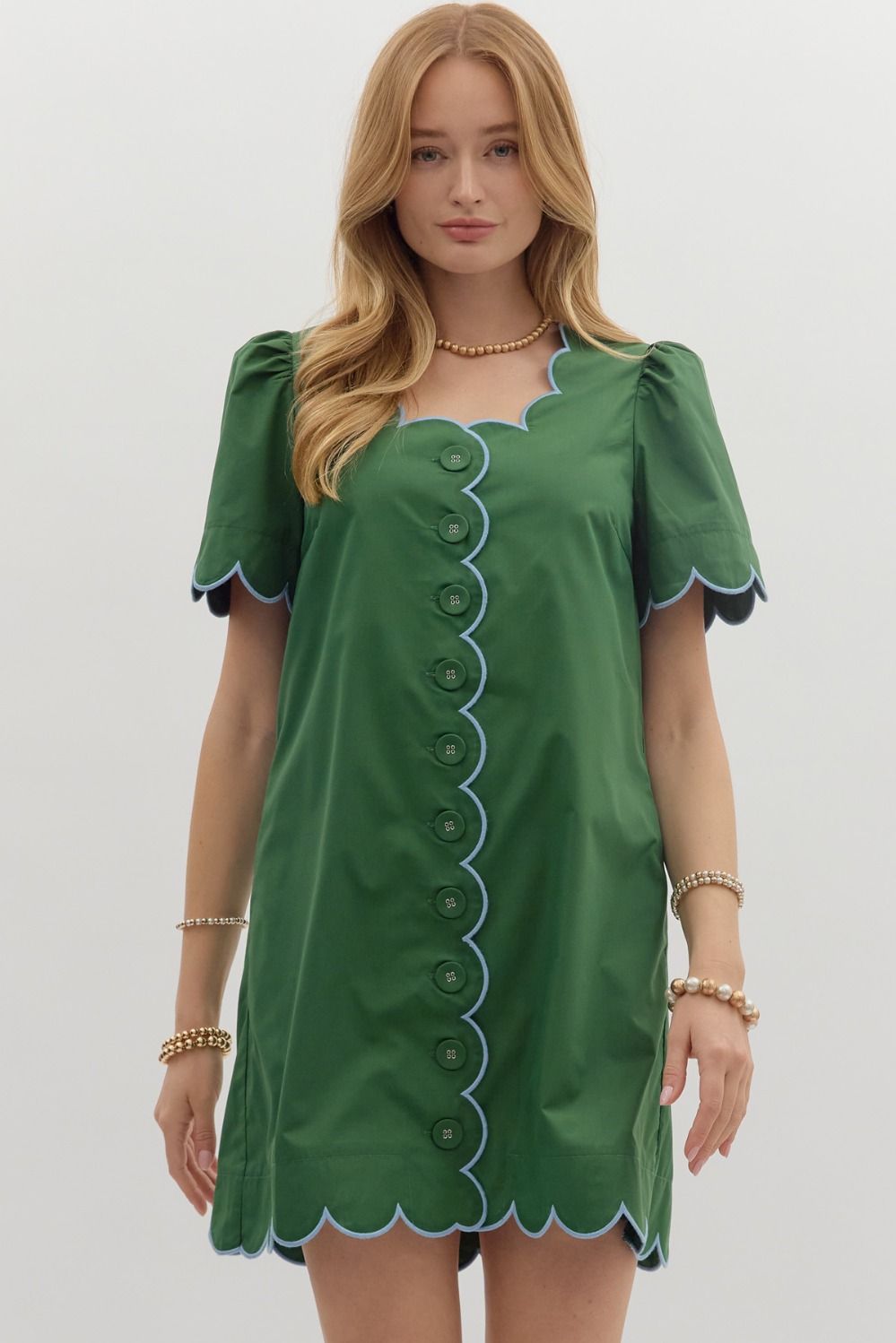 Emerable Edge Scalloped Dress