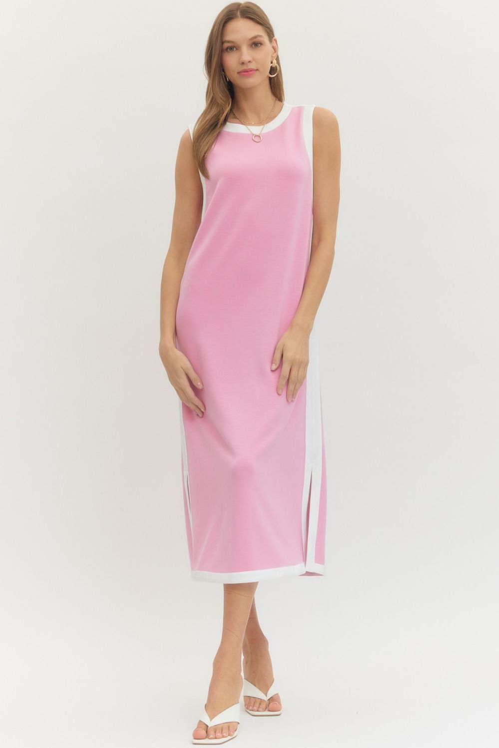 Rosy Daydream Midi Dress