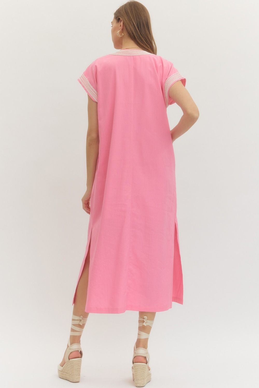 Pink Sands Midi Dress
