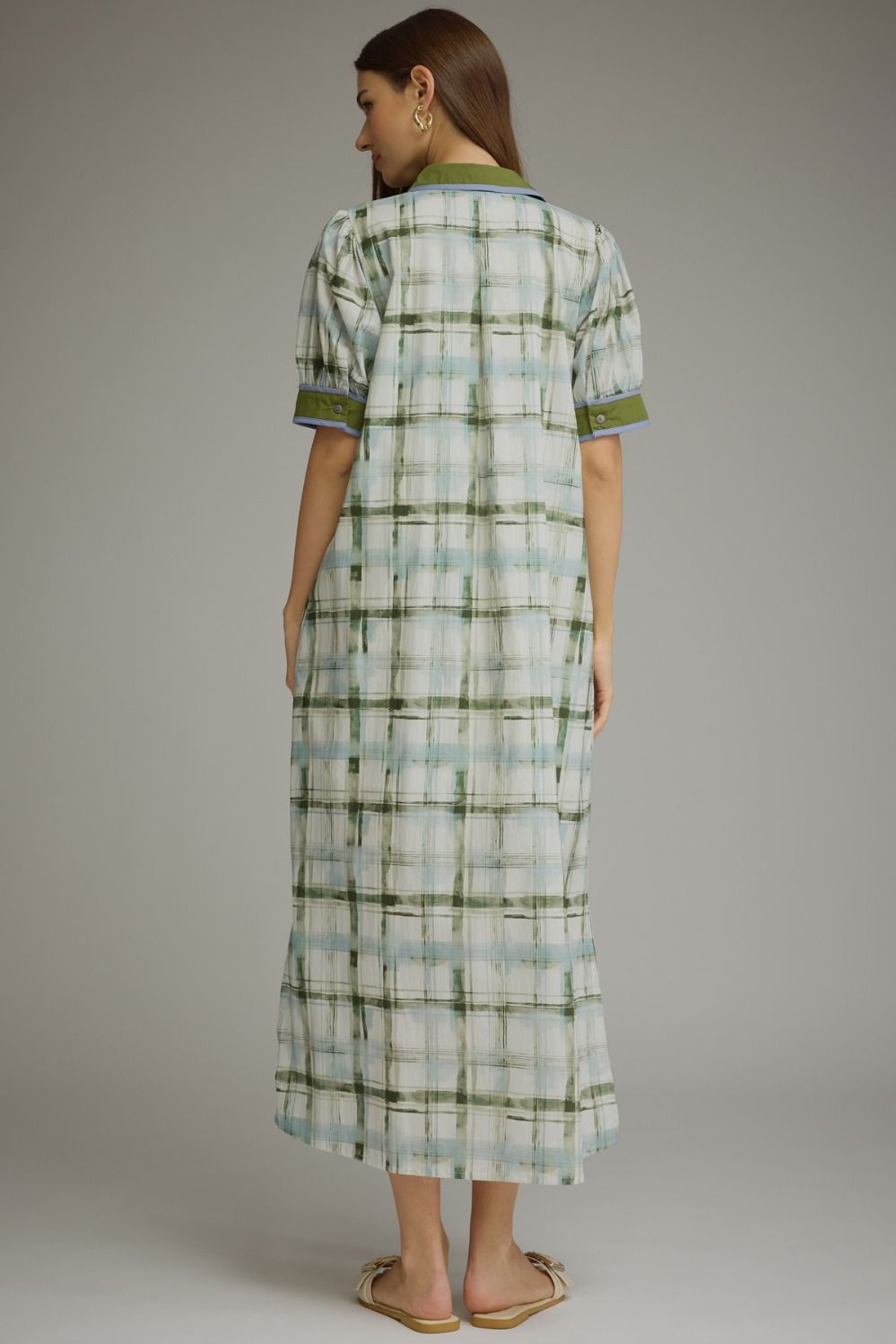 Autumn Avenue Plaid Maxi Dress