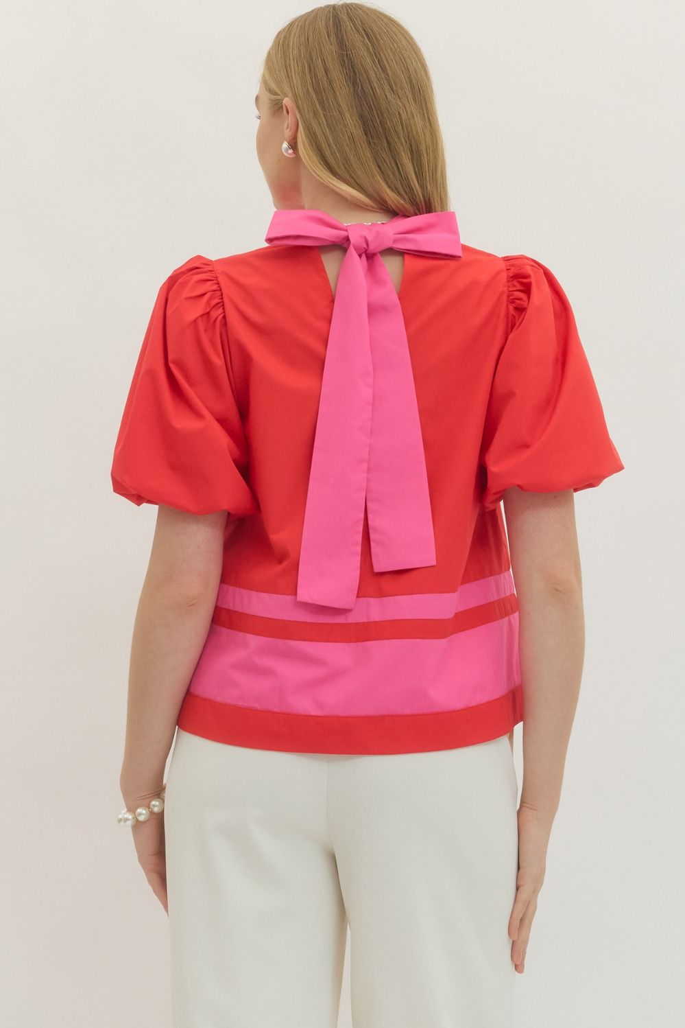 Cherry Crush Contrast Top