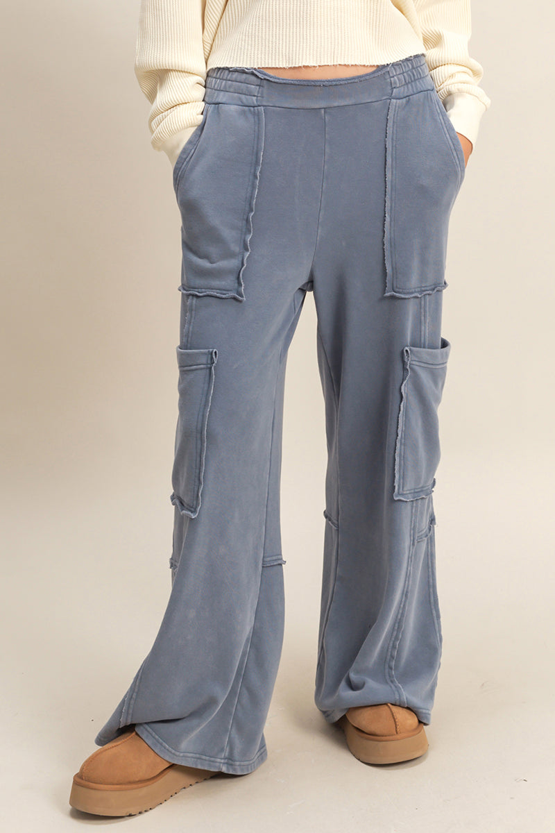 Navy Oversized Pants