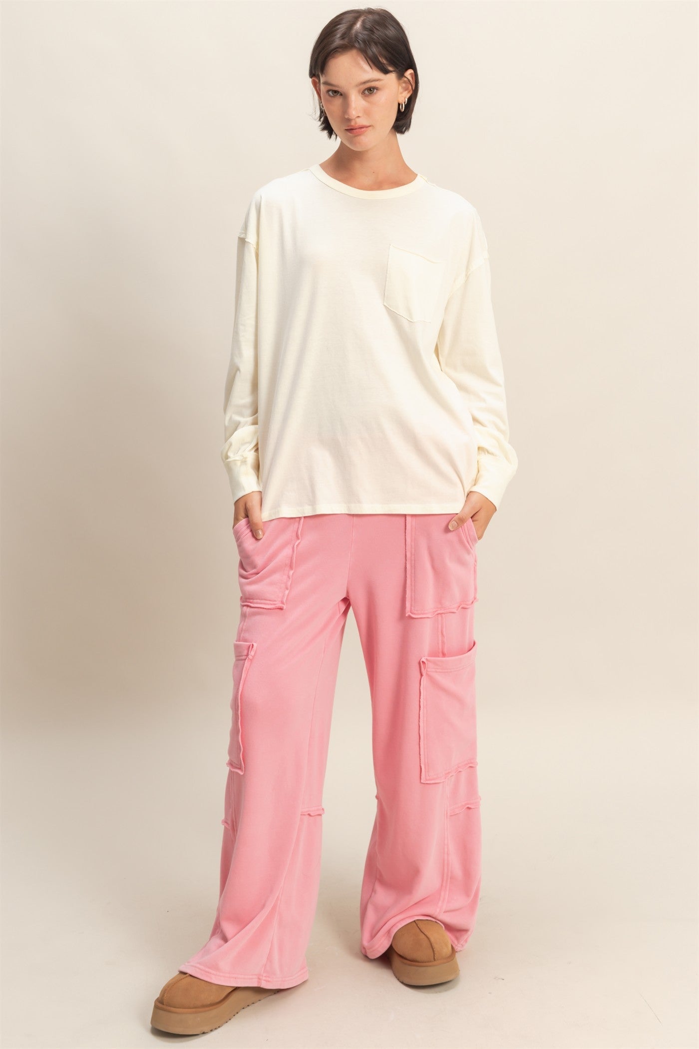 Pink Oversized Pants