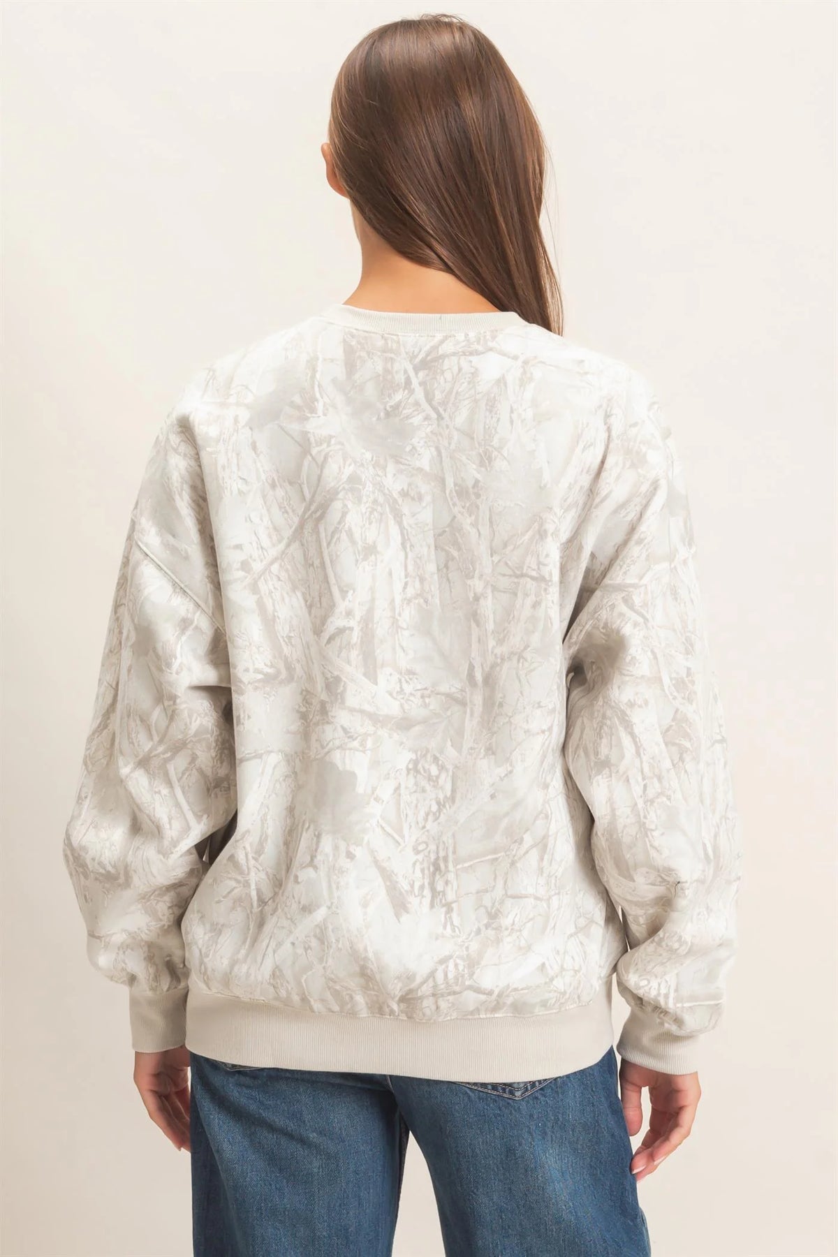 Backwoods Babe Gray Sweatshirt