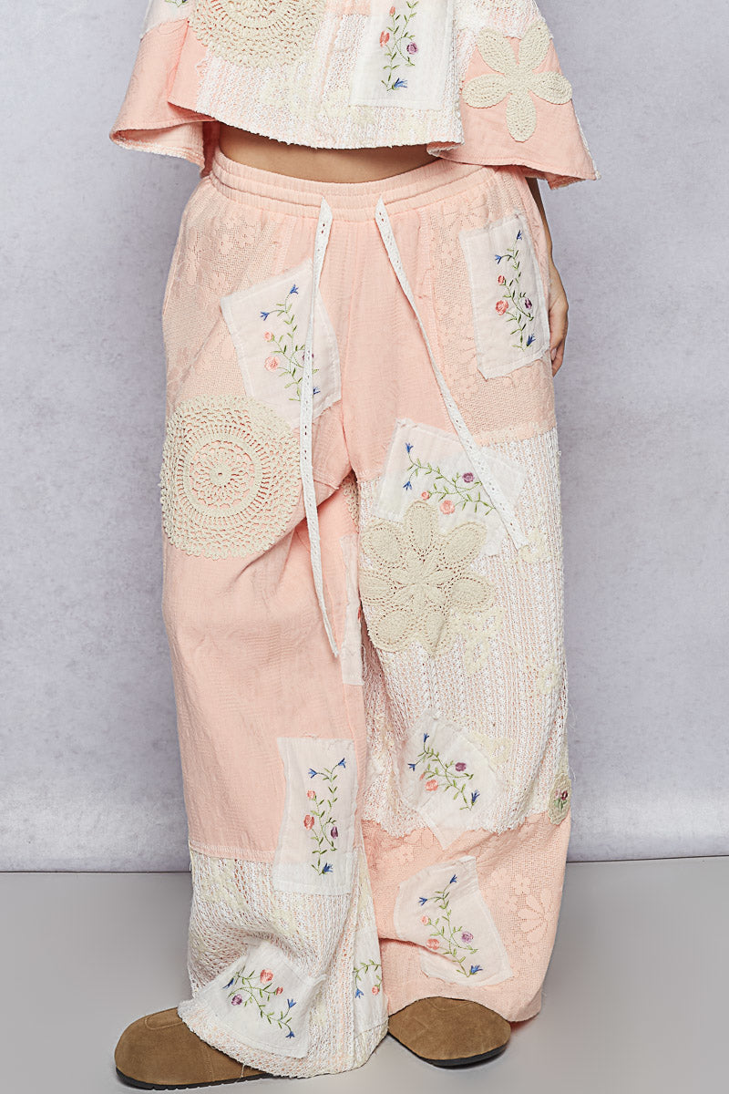 Cottage Charm Patchwork Pants