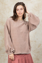 Mocha Textured Top