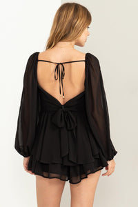 Black Almost Love Romper