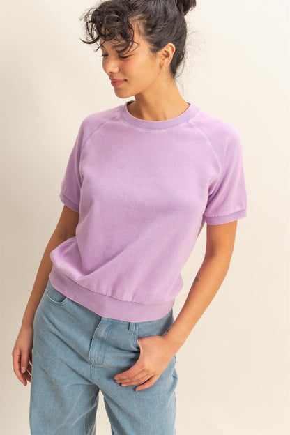Lavender Cozy Top