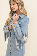 Denim Fringe Dress