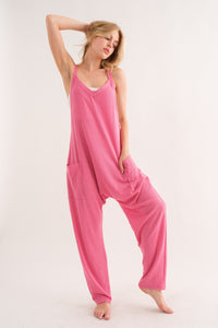 Pink Comfy Jumpsuit