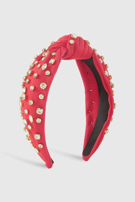 Red Rhinestone Headband