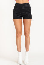 Black Rhinestone Shorts