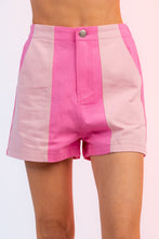 All Yours Pink Colorblock Shorts
