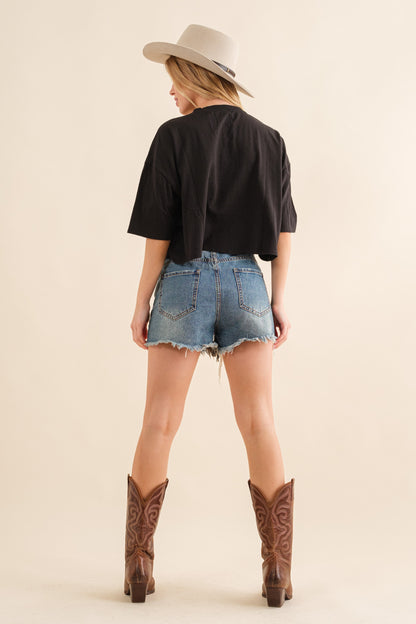 Touchdown Tassel Gameday Top