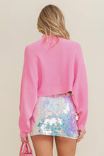 Pink Cropped Sweater