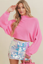 Pink Cropped Sweater
