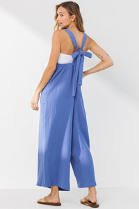 Royal Gauze Jumpsuit